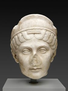 Portrait Head of a Woman, 117-30. Creator: Unknown