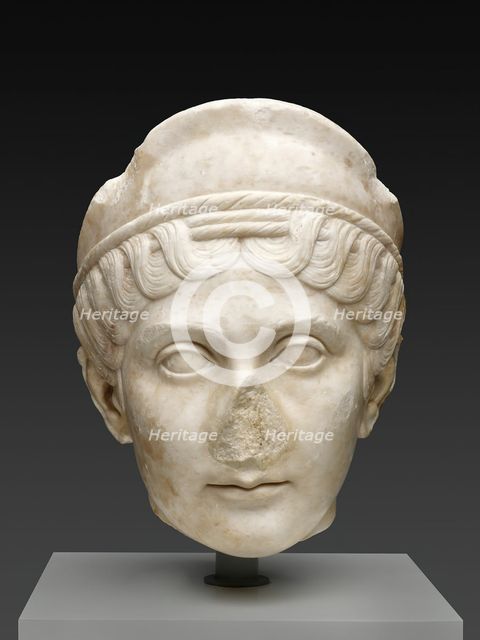 Portrait Head of a Woman, 117-30. Creator: Unknown.