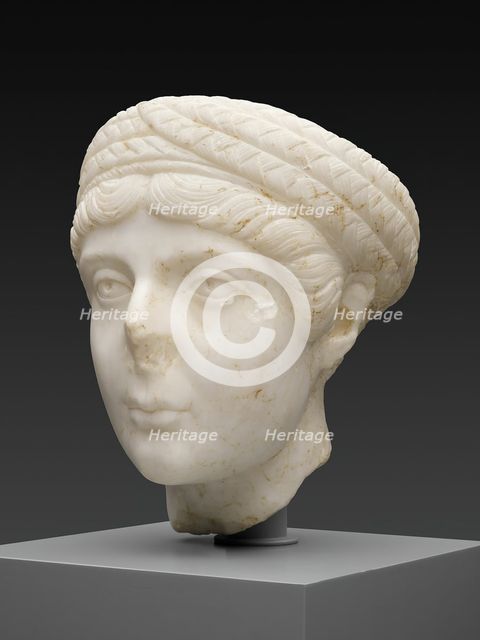 Portrait Head of a Young Woman, 130-40. Creator: Unknown.