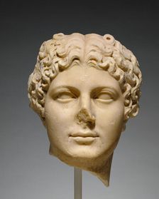 Portrait Head of Agrippina the Younger, about A.D. 50. Creator: Unknown