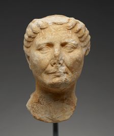 Portrait Head of an Old Woman, 25-1 B.C. Creator: Unknown