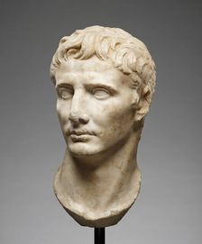 Portrait Head of Augustus, 25-1 B.C. Creator: Unknown