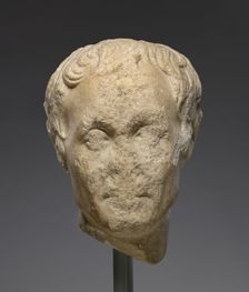 Portrait Head of Caesar, late 1st century B.C.-early 1st century A.D. Creator: Unknown