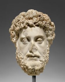 Portrait Head of Commodus, A.D. 182-190. Creator: Unknown
