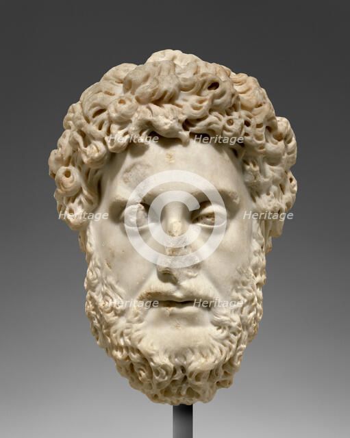Portrait Head of Commodus, A.D. 182-190. Creator: Unknown.