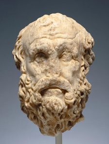 Portrait Head of Diogenes, late 2nd century A.D. Creator: Unknown