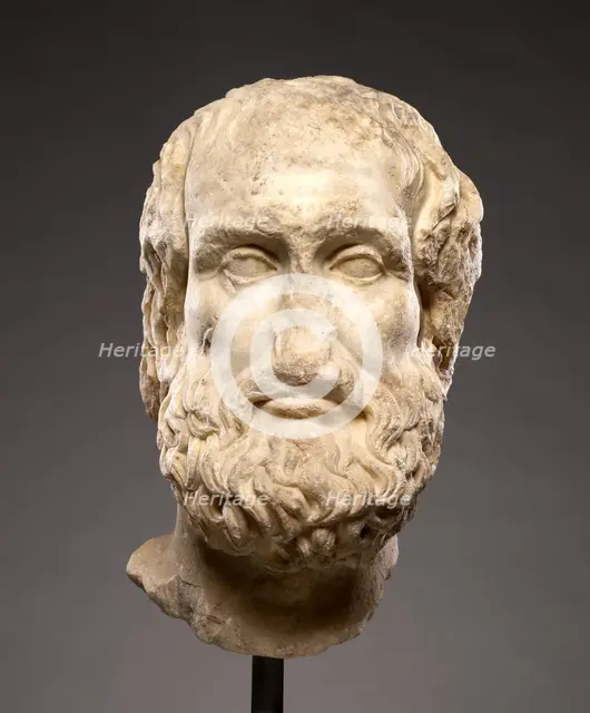 Portrait Head of Euripides, 2nd century A.D. Creator: Unknown.