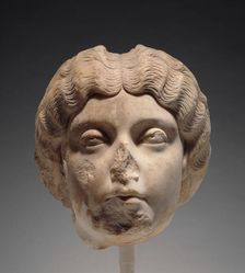 Portrait Head of Faustina the Younger, about A.D. 170. Creator: Unknown