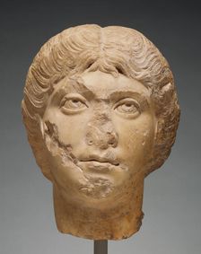 Portrait Head of Faustina Minor, A.D. 180-190. Creator: Unknown