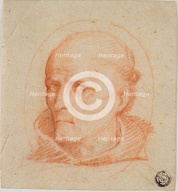 Portrait Head of Franciscan Monk, n.d. Creator: Unknown.