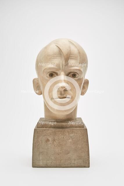 Portrait Head of John Hampson (1901-1955), 1930-1950. Creator: Gordon Herickx.