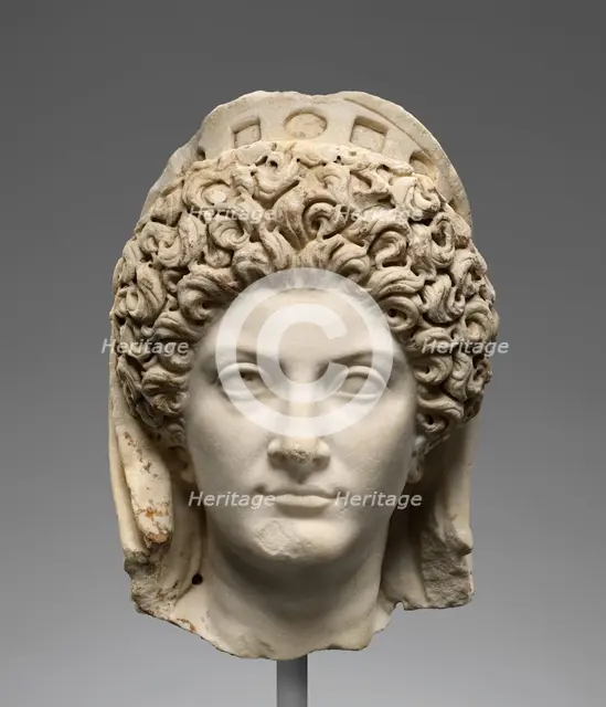 Portrait Head of Julia Titi, about A.D. 90. Creator: Unknown.
