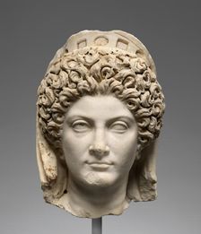 Portrait Head of Julia Titi, about A.D. 90. Creator: Unknown