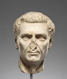 Portrait Head of Nerva, A.D. 96-98. Creator: Unknown