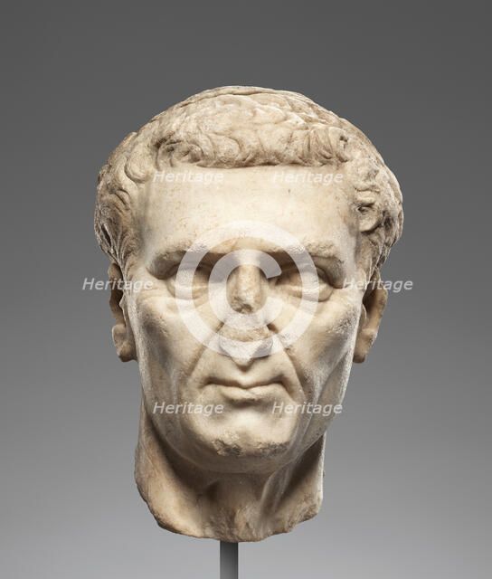 Portrait Head of Nerva, A.D. 96-98. Creator: Unknown.