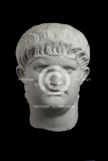 Portrait head of Nero, AD 64-68. Artist: Unknown.