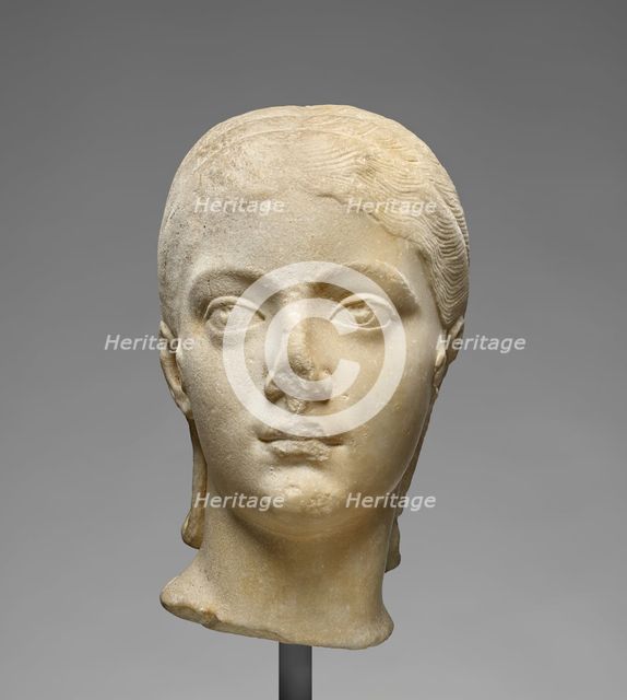 Portrait Head of Plautilla, A.D. 200-205. Creator: Unknown.
