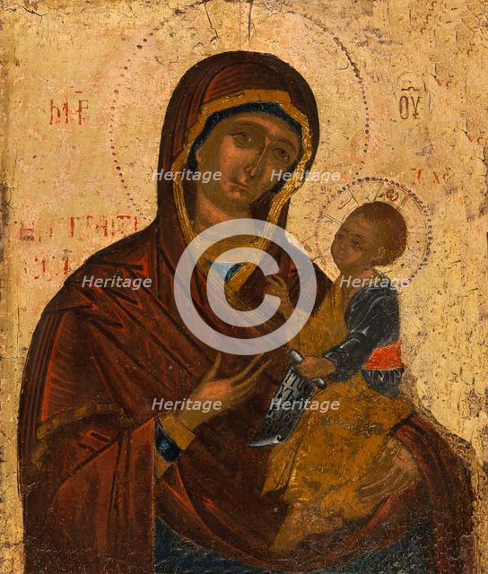 Portrait Icon of the Virgin and Child, c.1500. Creator: Greek School.