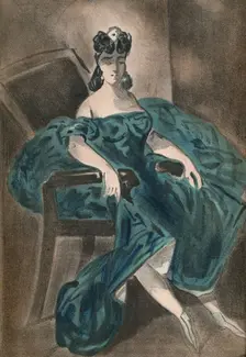 Portrait II 1865, (1939). Artist: Constantin Guys