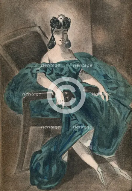 'Portrait II', 1865, (1939). Artist: Constantin Guys.