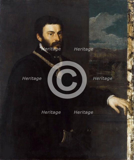 Portrait of Count Antonio Porcia, ca 1535-1540. Creator: Titian (1488-1576).