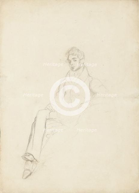 Portrait of Count Anatole Nikolaievich Demidov, 1st Prince of San Donato (1812-1870), 1864. Artist: Delacroix, Eugène (1798-1863)