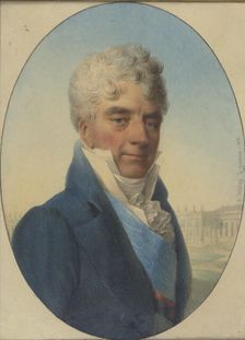 Portrait of Count Andrey Razumovsky (1752-1836) , 1812. Creator: Isabey, Jean-Baptiste (1767-1855)