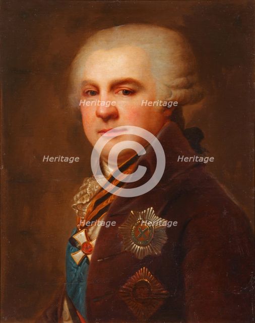 Portrait of Count Alexander Nikolayevich Samoylov (1744-1814), after 1796. Artist: Lampi, Johann-Baptist von, the Elder (1751-1830)
