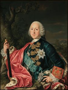 Portrait of Count Alexander Borisovich Buturlin (1694-1767), 18th century. Creator: Lueders, David (1710-1759)
