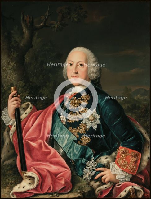 Portrait of Count Alexander Borisovich Buturlin (1694-1767), 18th century. Creator: Lueders, David (1710-1759).