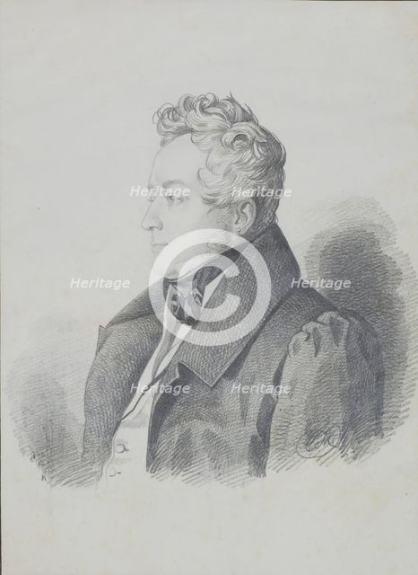 Portrait of Count Alexander Dmitrievich Olsufyev (1790-1853), after 1832. Creator: Hampeln, Carl, von (1794-after 1880).