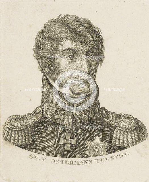 Portrait of Count Alexander Ivanovich Ostermann-Tolstoy (1772-1857), c. 1800. Creator: Anonymous.