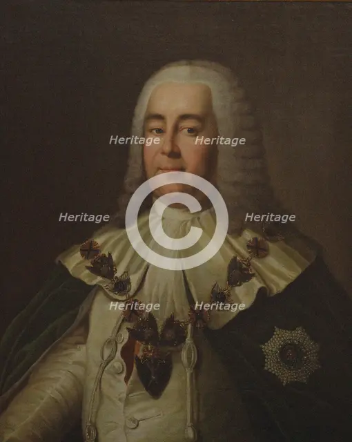 Portrait of Count Alexander Ivanovich Rumyantsev (1680-1749), Second Half of the 18th cen. Creator: Anonymous.