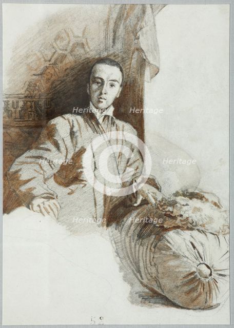 Portrait of Count Alexander Illarionovich Vasilchikov (1818-1881), 1841. Artist: Gagarin, Grigori Grigorievich (1810-1893)