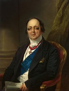 Portrait of Count Alexander Kushelev-Bezborodko, 1850. Creator: Franz Kruger