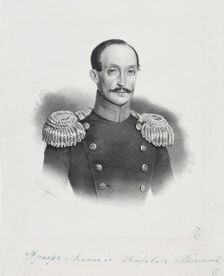 Portrait of Count Alexander Petrovich Tolstoy (1801-1873)