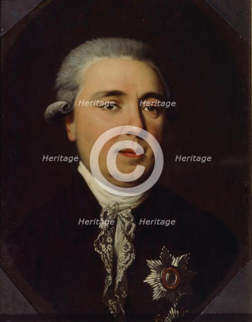Portrait of Count Alexander Romanovich Vorontsov (1741-1805). Artist: Schmidt, Johann Heinrich (1749-1829)