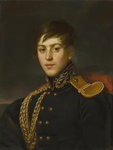 Portrait of Count Alexander Stroganov, 1812. Creator: Alexander Varnek
