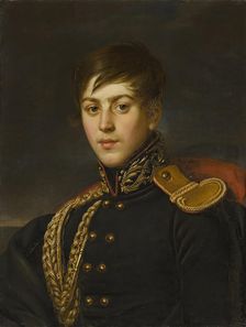 Portrait of Count Alexander Stroganov, 1812. Creator: Alexander Varnek