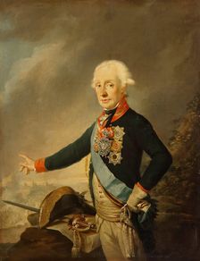 Portrait of Count Alexander Suvorov, 1799. Creator: Josef Kreutzinger