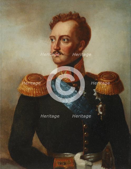 Portrait of Count Alexander von Benckendorff (1783-1844). Artist: Krüger, Franz (1797-1857)