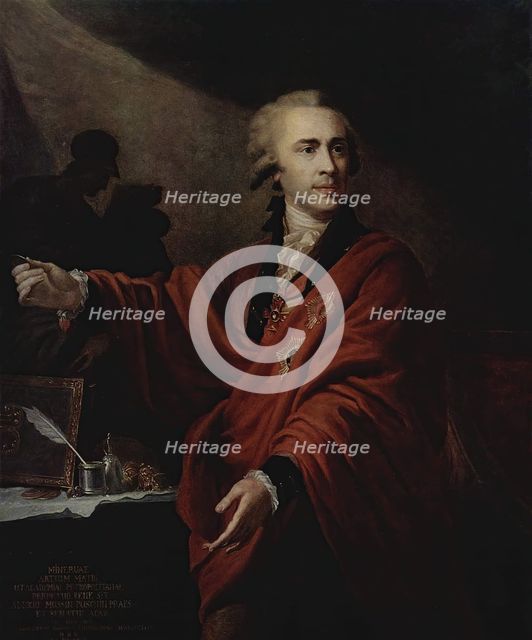 Portrait of Count Alexey Musin-Pushkin, 1794. Creator: Johann Baptist Lampi I.