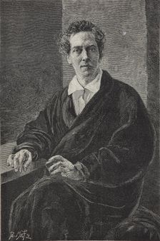 Portrait of Count Alexey Alexeyevich Perovsky (1787-1837), writer Antony Pogorelsky, 1890