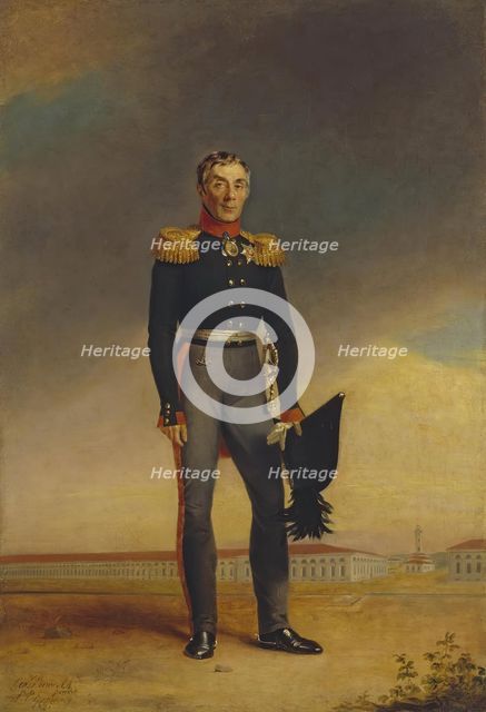 Portrait of Count Alexey Arakcheyev, 1825. Creator: George Dawe.