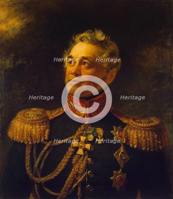 Portrait of Count Alexey Grigoryevich Shcherbatov (1776-1848), before 1825.