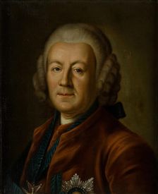 Portrait of Count Alexey Petrovich Bestuzhev-Ryumin (1693-1766). Creator: Anonymous