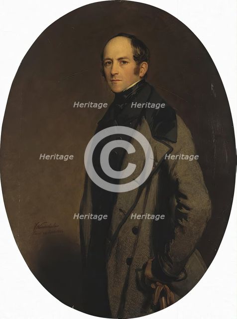 Portrait of Count Alexei Bobrinsky, 1844. Creator: Franz Xaver Winterhalter.