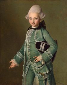 Portrait of Count Alexei Bobrinsky as a Child 1769. Creator: Christineck, Carl Ludwig Johann (1732/3-1792/4)