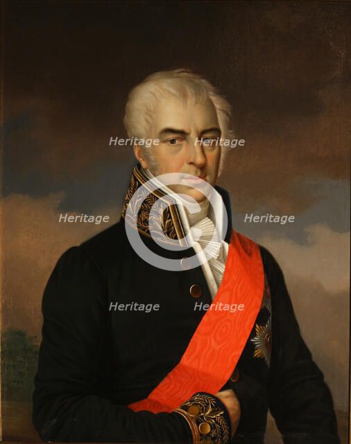 Portrait of Count Alexei Kirillovich Razumovsky (1748-1822), 1849. Artist: Schulz, Carl (1823-1876)