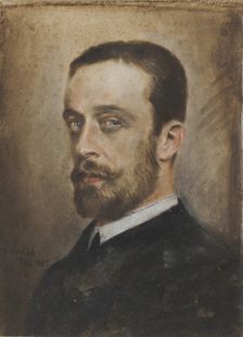 Portrait of Count Alexis Scherbatoff, 1885. Creator: Lenbach, Franz, von (1836-1904)